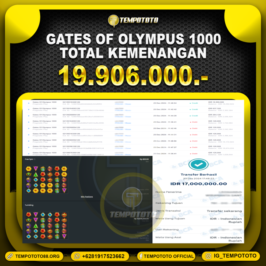 BUKTI JACKPOT TEMPOTOTO SLOT