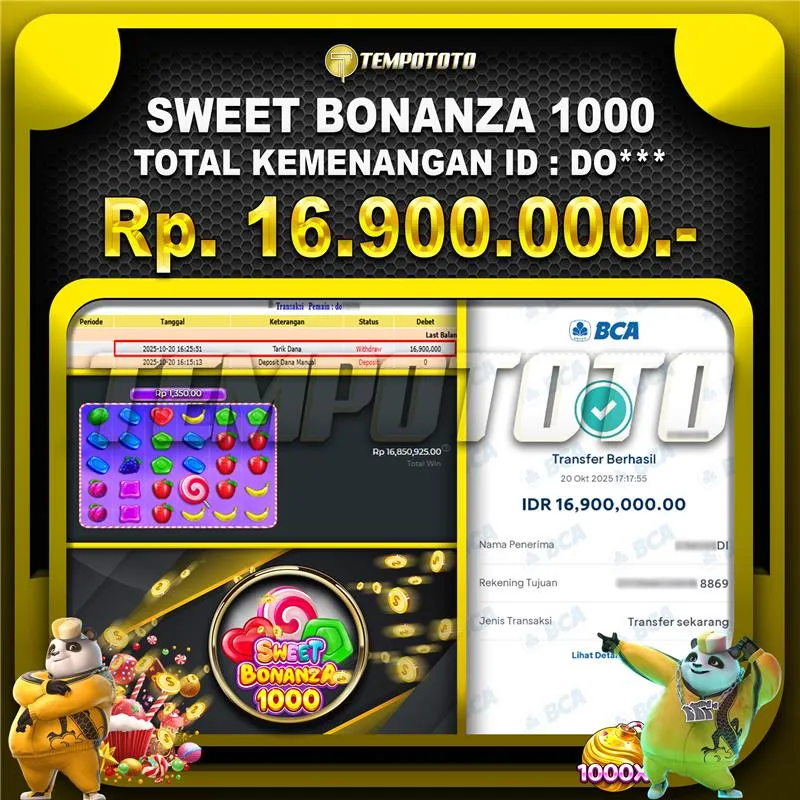 BUKTI JACKPOT TEMPOTOTO SLOT