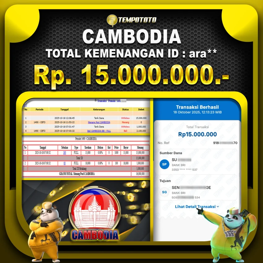 BUKTI JP TEMPOTOTO TOGEL