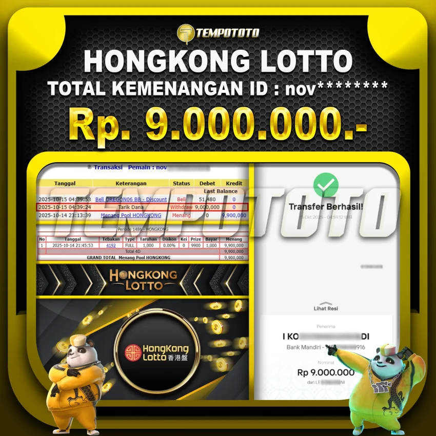 BUKTI JP TEMPOTOTO TOGEL