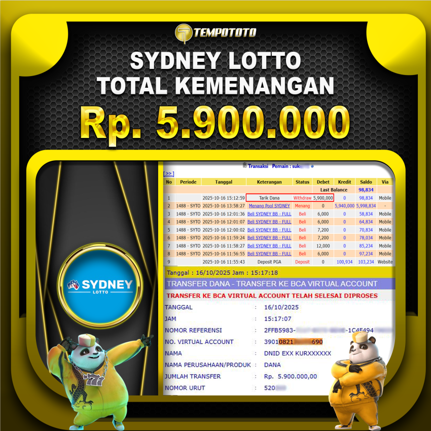 BUKTI JP TEMPOTOTO TOGEL