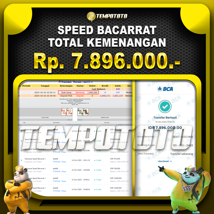 BUKTI JP PP LIVE CASINO TEMPOTOTO