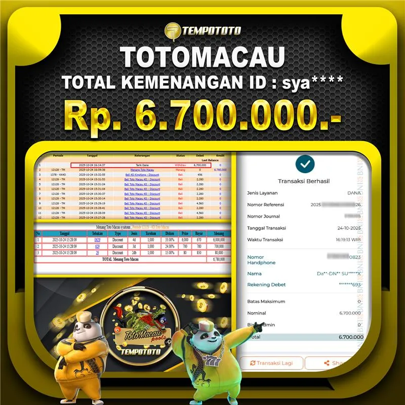 BUKTI JACKPOT TEMPOTOTO SLOT