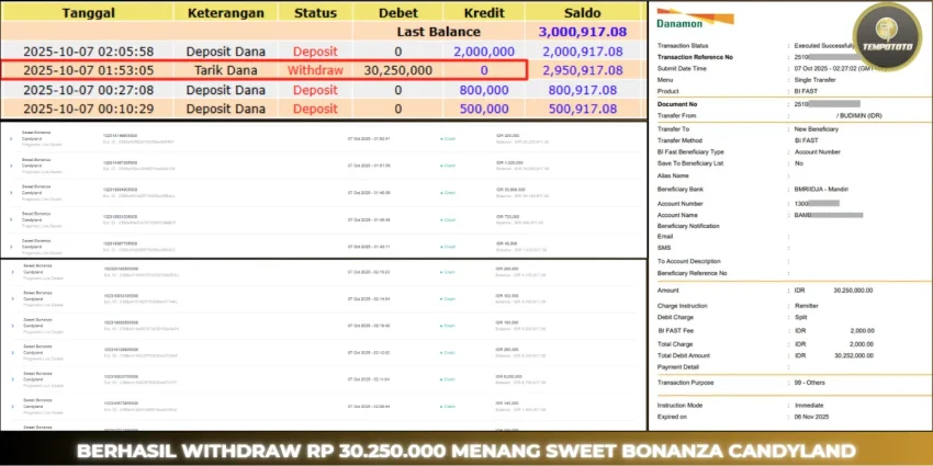 BUKTI JACKPOT TEMPOTOTO SLOT