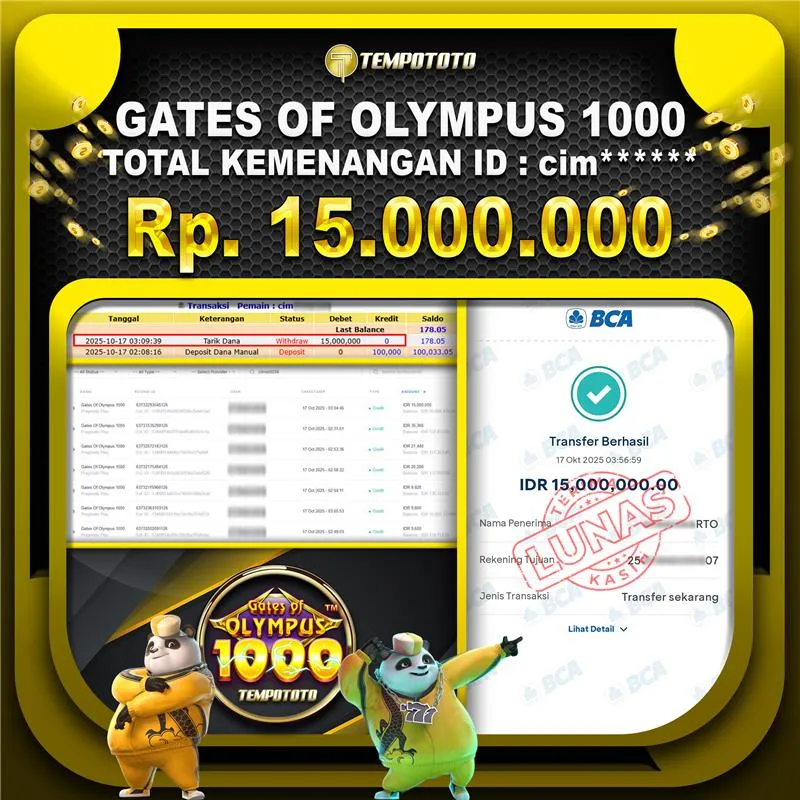 BUKTI JACKPOT TEMPOTOTO SLOT