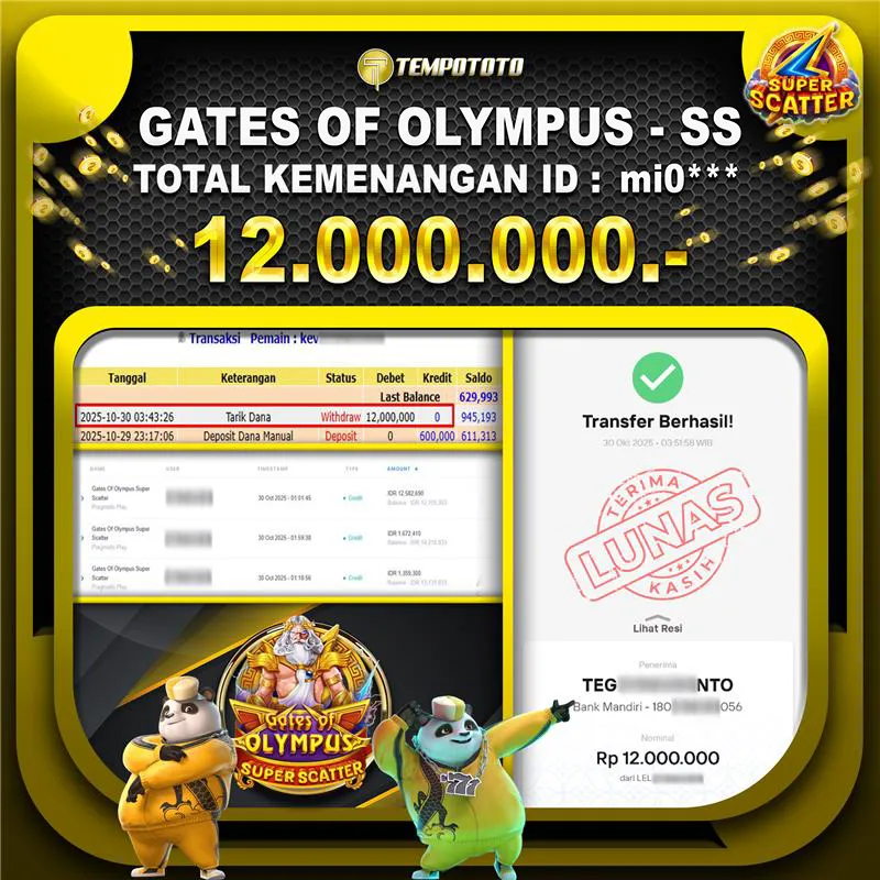 BUKTI JACKPOT TEMPOTOTO SLOT